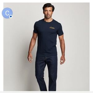 Pendleton Woolen Mills Southwestern Graphic Back Tee Navy Men’s